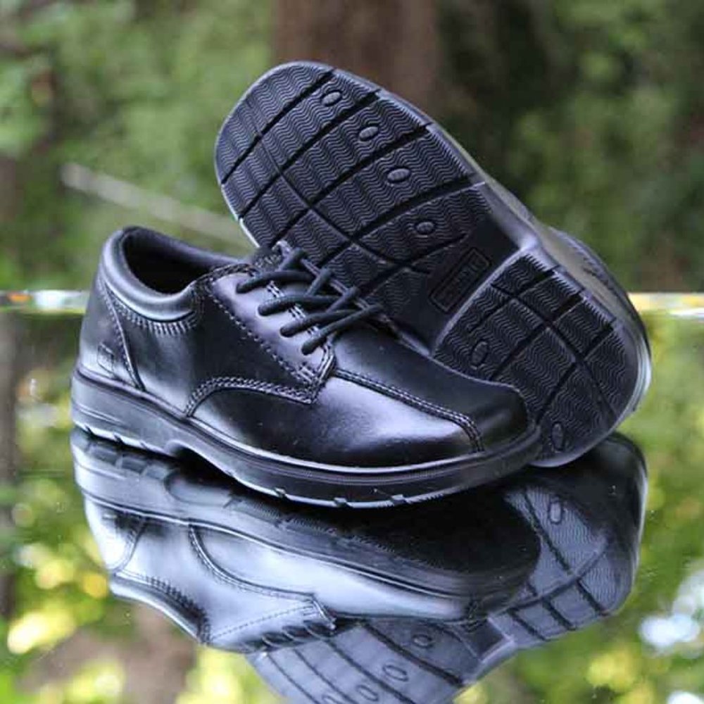 Sperry Nathaniel Oxford Black Leather Toddler Shoes NEW Various Sizes